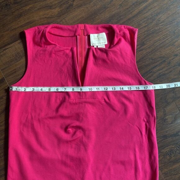 Kate Spade Bright Pink Keri Ponte Stretch Knit Sleeveless Shift Dress - Size 4 - Picture 6 of 12